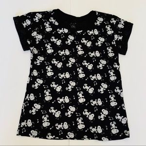 Dancing Snoopy all-over print T-shirt XS